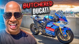 BUTCHERED MY $85,000 Ducati | Insta360 Magic Arm Review!
