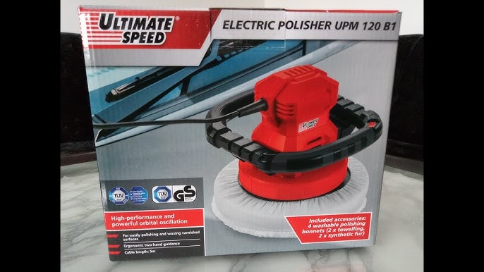 Polishing Car With Ultimate Speed Electric Polisher UPM 120 B1 - YouTube