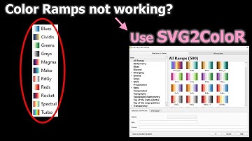 QGIS not loading color ramps - WORKAROUND (SVG2ColoR plugin)