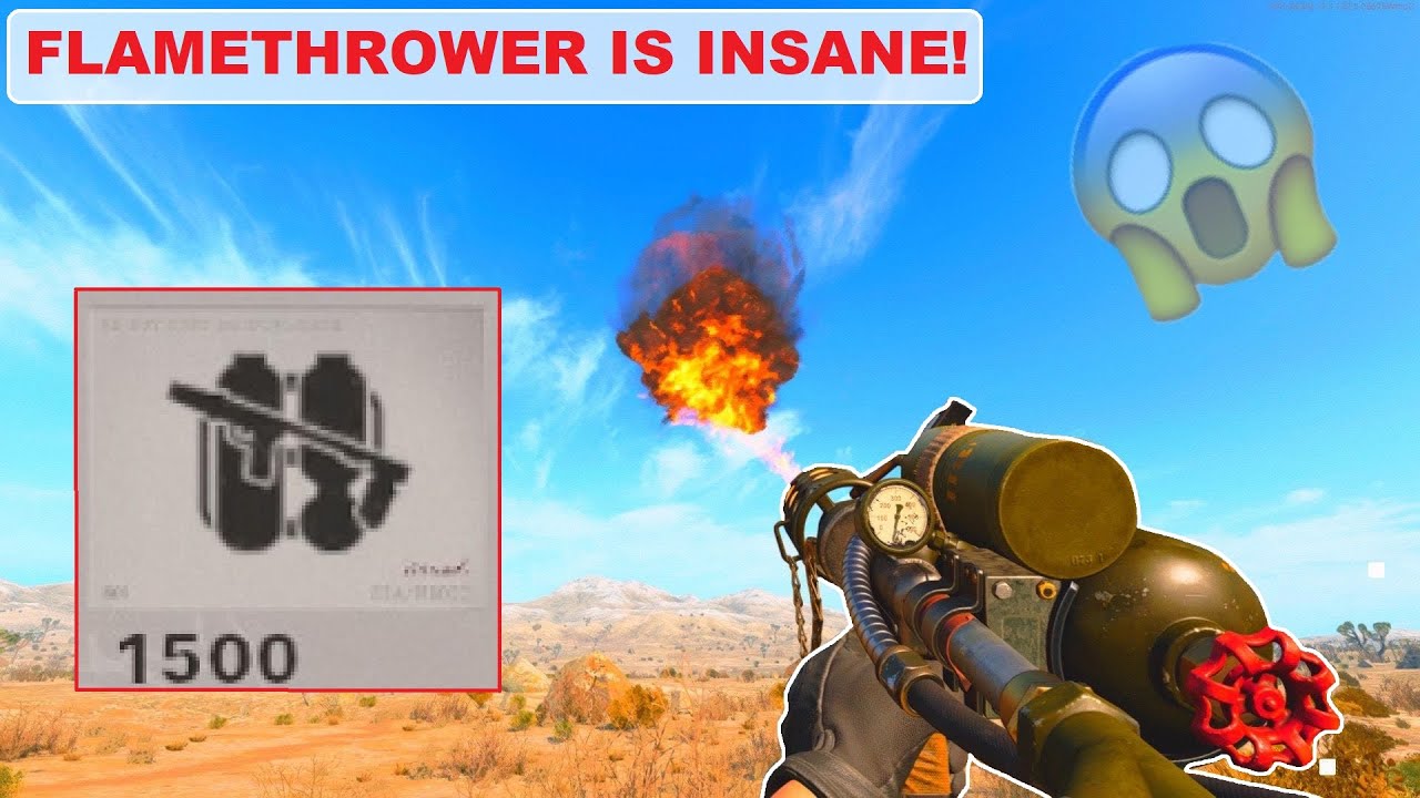 *NEW* FLAMETHROWER SCORESTREAK IN BLACK OPS COLD WAR! (Flamethrower ...