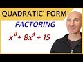 Understanding Quadratic Forms and Factoring