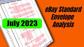 July 2023 eBay Standard Envelope Analysis