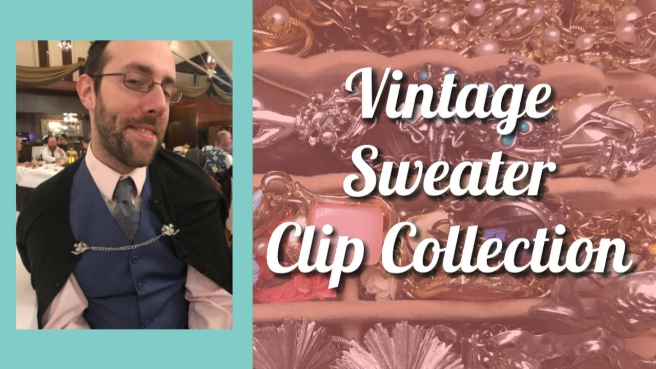 Vintage Jewelry Collection: Sweater Clips 