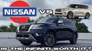 Is The 2022 Nissan Armada Platinum BETTER Than An Infiniti QX80???