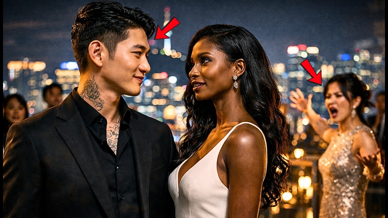 Ex-Wife Told the Crowd She Left Him—Korean Mafia Boss Looked at His Black Girlfriend and Smiled