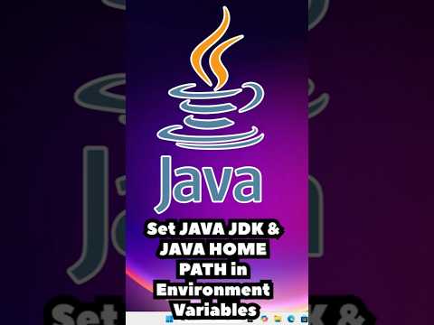Установите JAVA_HOME и путь JDK в переменных среды Windows