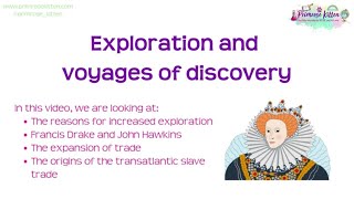 Exploration & voyages of discovery | Elizabethan England | GCSE History Revision