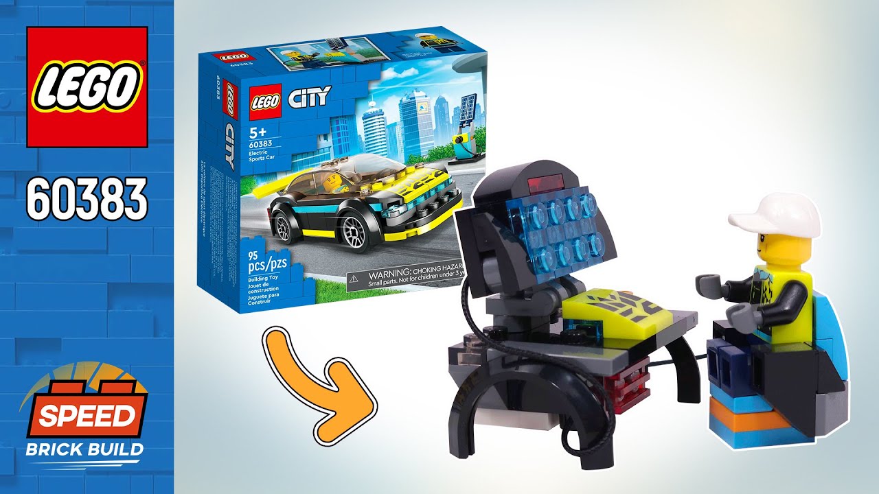 【新品】鍛神×3 LEGO City Gamer MOC (60383)[50 pcs] Alternate Build for Electric