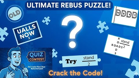 Rebus quiz: part 1- questions ❓ that will blow your mind #rebuspuzzle #brainteasers #funquizzes 🤔