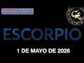 Horóscopo Diario - Escorpio - 1 de Mayo de 2026.