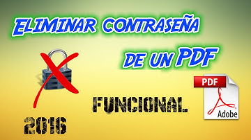 Quitar Contraseñas y restricciones de un PDF - Sin programas |2017| - Online