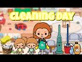 Mom with Twins Cleaning Day Routine 🧺 | Toca Life World