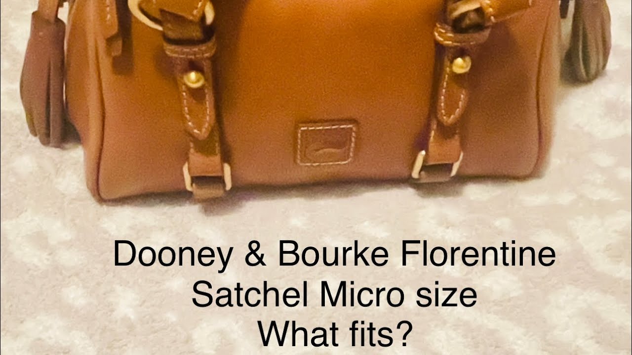 Dooney & Bourke Micro Size Florentine Satchel- What Fits? 