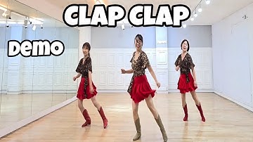 Clap Clap - Line Dance (Demo) | Phrased Easy Intermediate 