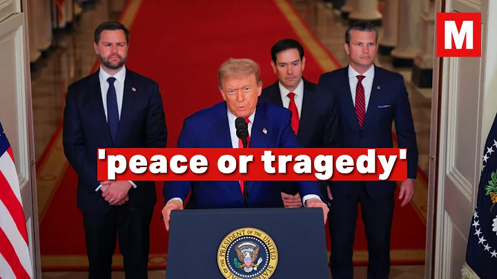 Trump says Iran has choice between 'peace or tragedy'