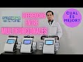 Diferencias entre equipos multifuncionales de Lipolaser 9 en 1, Lipolaser 6 en 1 y Cavitador 5 en 1