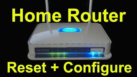 How to Factory Reset and Configure a Wireless Home Router - Step By Step Tutorial