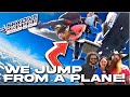 I jump from a perfectly good plane with cam and propose to alleymay in the craziest way imaginable