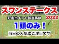 【スワンステークス2022】好走ポイント該当馬は1頭のみ!当日の人気に注目です。