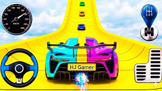 Impossible Crazy Cars Mega Ramp |Extreme Car Stunts Racing Driver Master Simulator Gameplay #racing screenshot 3