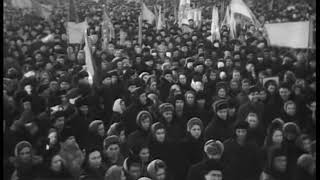 Митинг на площади Ленина в честь XX съезда КПСС  1956