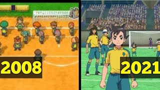 Evolution  of Inazuma Eleven Games (2008-2021)