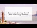 Genomics in Oncology Summit - ImmunoOncology Lecture Series Teaser