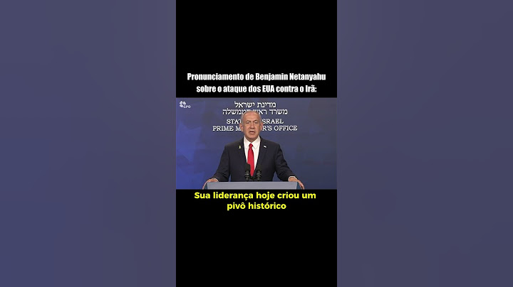 Benjamin Netanyahu's statement on the US attack on Iran