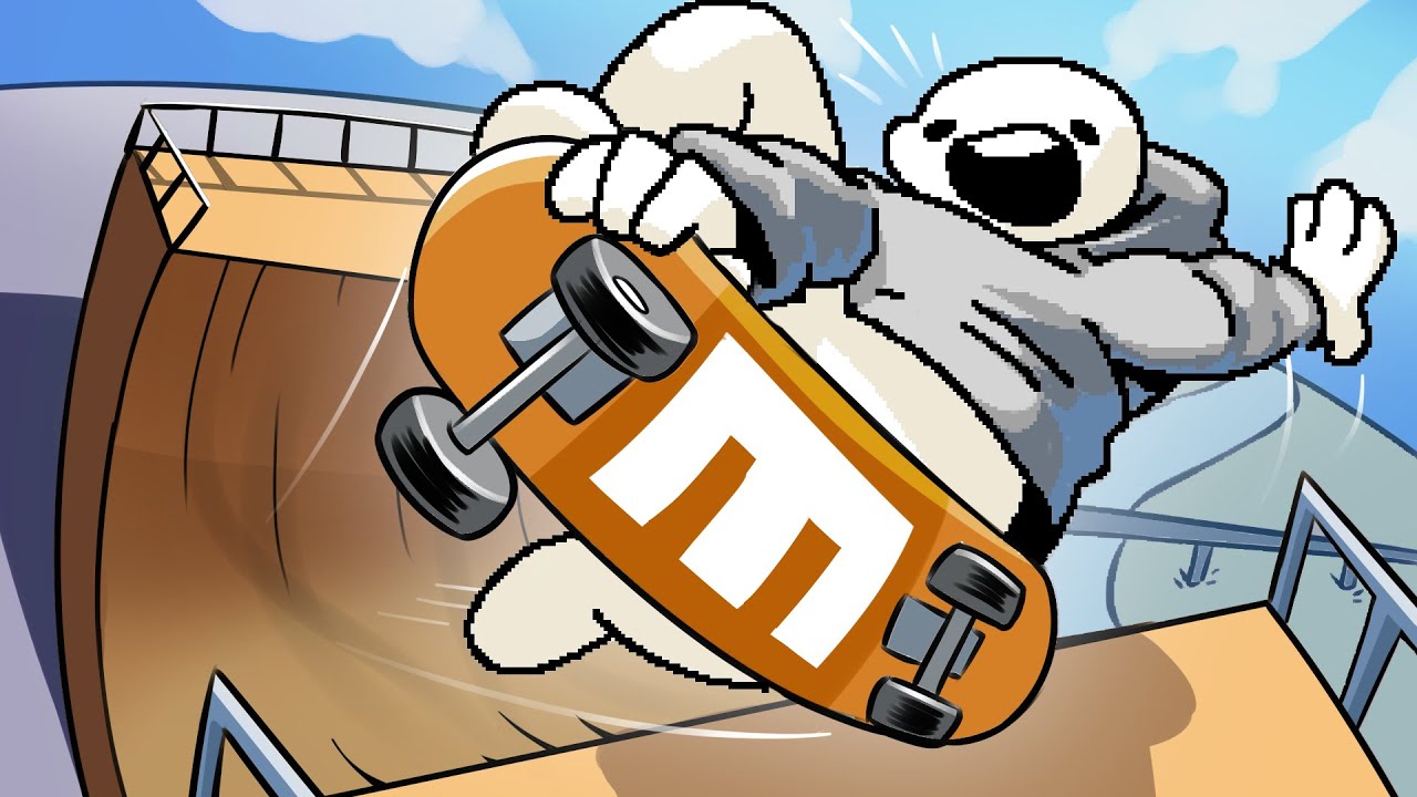 me puse a patinar en SKATE 3 y me pegué en los web0tes XD:''''''v