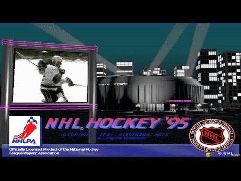 NHL 95 gameplay (PC Game, 1994)