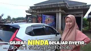 AJARIN PUTRI SULUNG NYETIR HONDA JAZZ..|| Ninda kakaknya Dinda