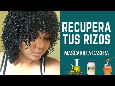 RECUPERA TUS RIZOS con esta Mascarilla casera - Hairtransicion