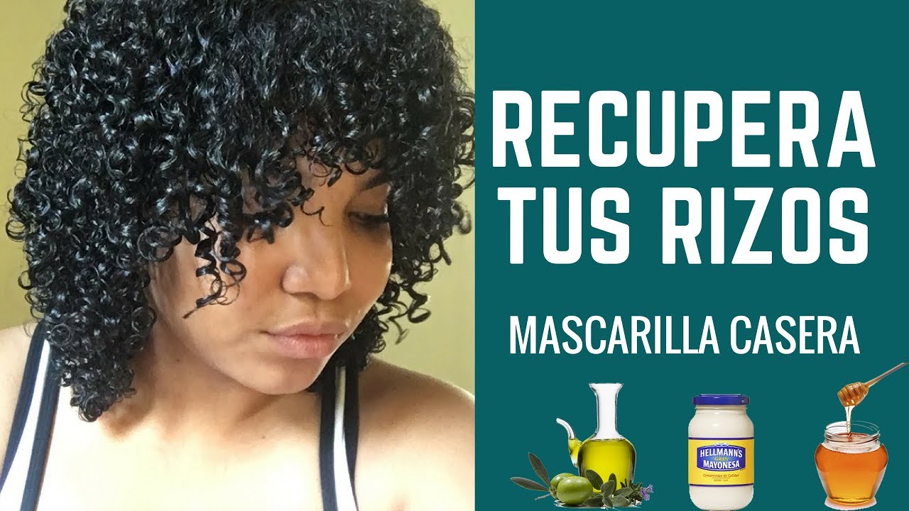 RIZOS con Mascarilla casera - Hairtransicion - YouTube