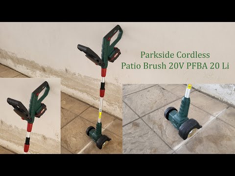 Parkside Cordless Patio Wire Brush 20V PFBA 20 Li A1 - YouTube