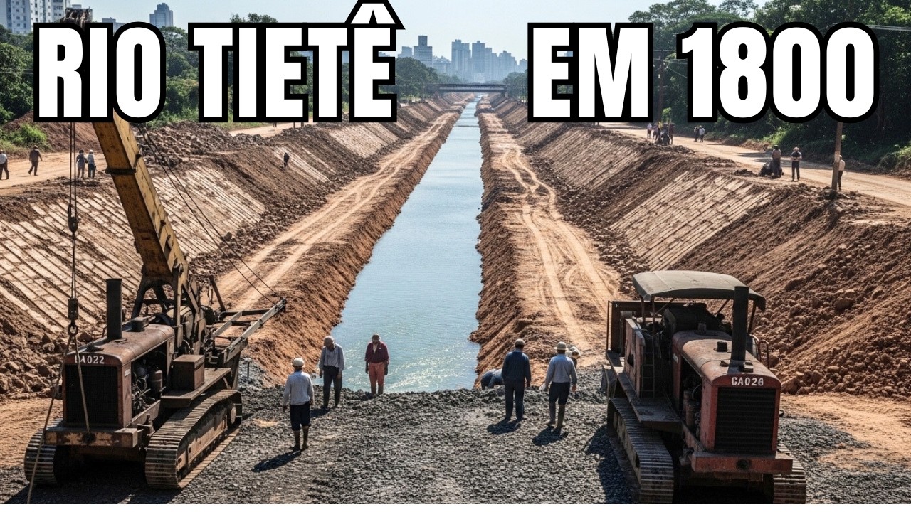 Como Era o Rio Tietê e Rio Pinheiros Em 1800? (Reconstrução Por IA)