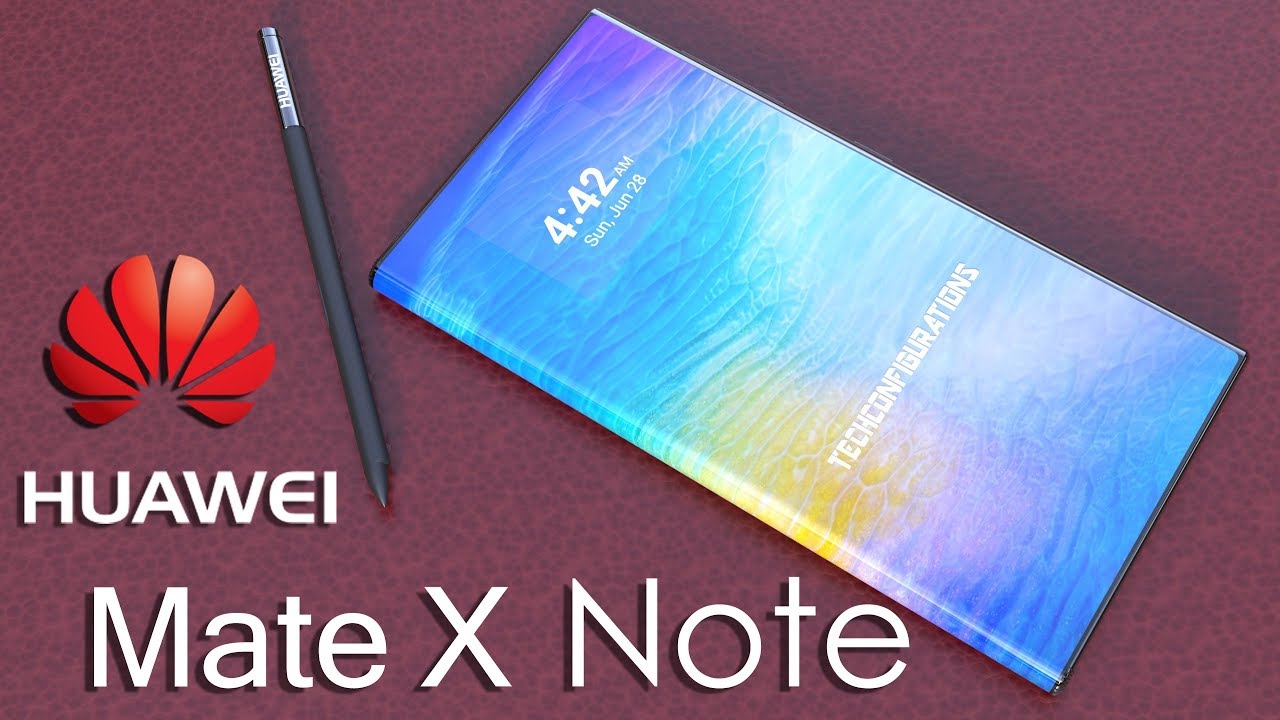 dump verliezen nooit Huawei Mate X Note Introduction Concept Design, the Ultimate Note 10 Killer  is Here!!! #TechConcepts - YouTube