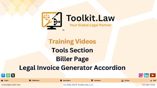 Toolkit.law for Law Professionals Generate Legal Invoices Instantly with the Legal Invoice Generator Wealth