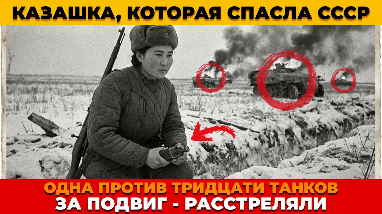 Гитлер был в ярости: хитрость маленькой КАЗАШКИ победила против немецкой военной техники