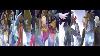 All scene evolutions Digimon Survive