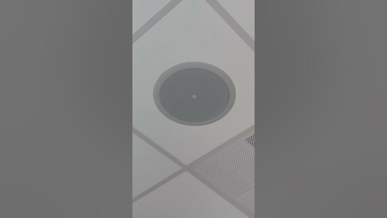 AtlasIED Sound Speaker in Hair Salon
