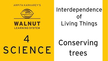 4 Science - Interdependence of living things - Conserving trees