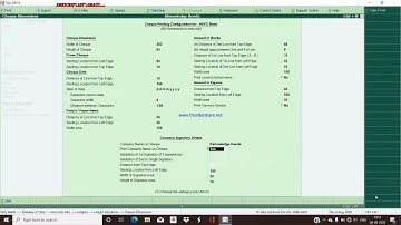 Cheque printing in tally erp 9 in Hindi(टैली में चेक प्रिंट कैसे करते है )