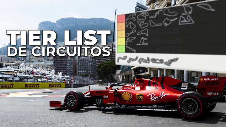 Mi tier list de circuitos actuales de la Frmula 1 ...