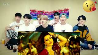 bts reaction on Paramasundri song #paramsundari  #bts #reaction #bollywood bts reaction indian songs