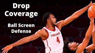 Playing "Drop" Coverage | Ball Screen Defense screenshot 4