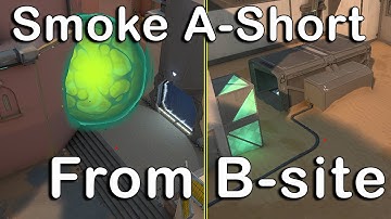 Smoke A-short Bind from B-site as Viper (lineup guide)
