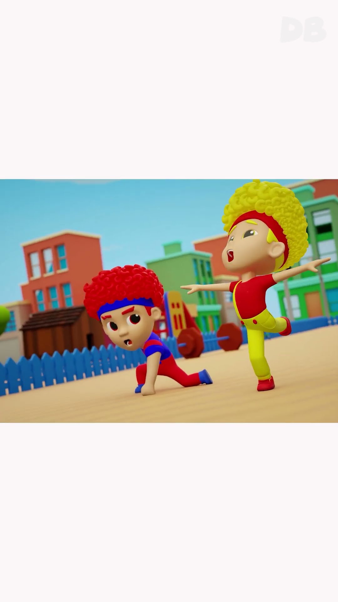 Red Light, Green Light with Cha-Cha, Chicky, Lya-Lya \u0026 Boom-Boom | D Billions #shorts #db