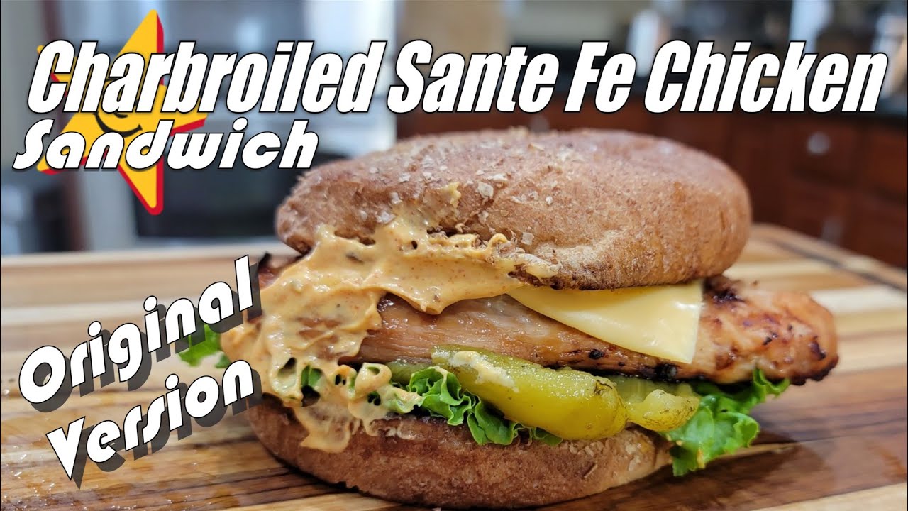 How To Make the Charbroiled Sante Fe Chicken Sandwich from Carl's Jr Hardee's YouTube