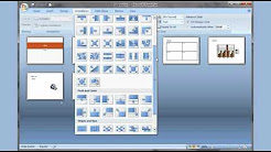 Microsoft PowerPoint 2007 pt 1 (Add slide, pictures, sound, video, themes, animation &more)
