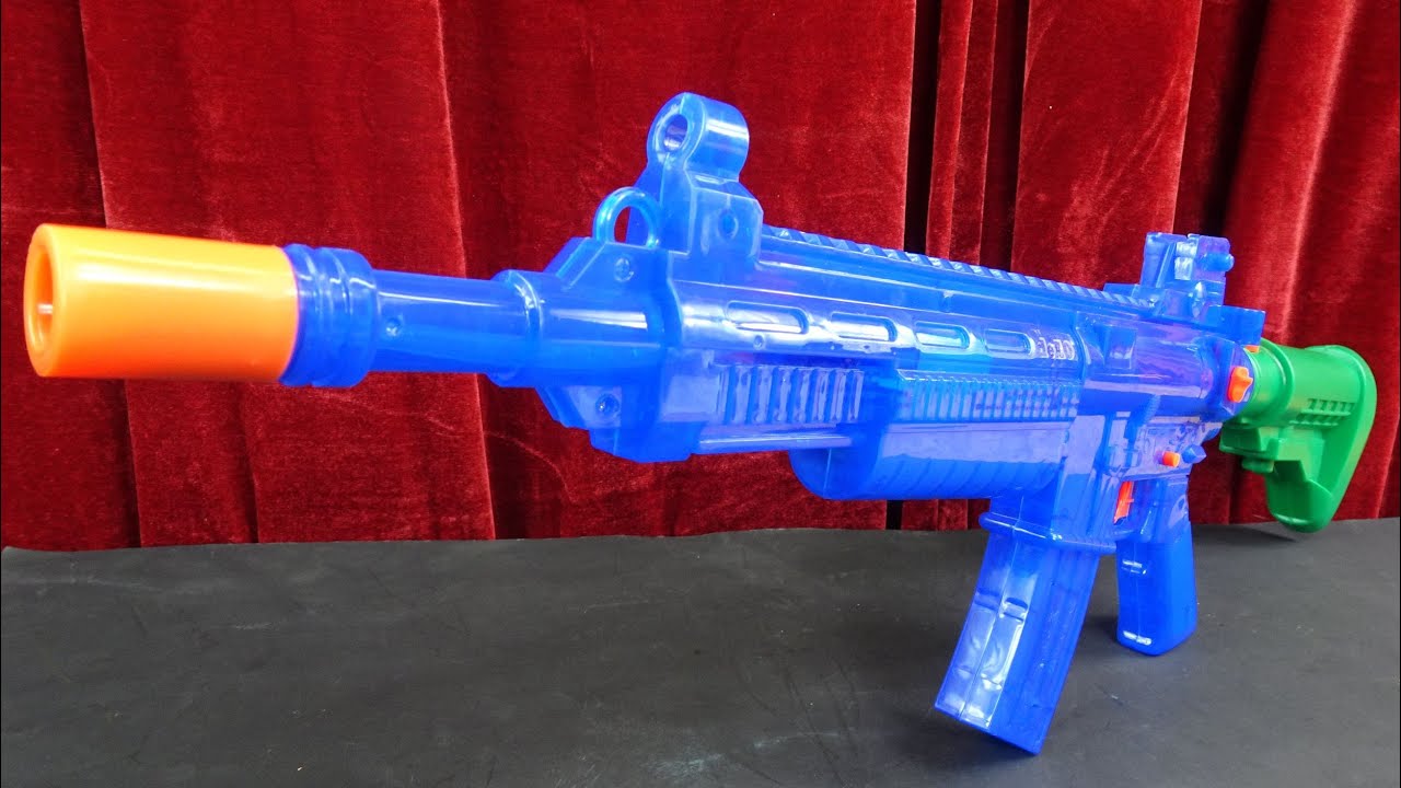 M16 Elektrische Wasserpistole Super Soaker Besser Als Die Ak47 Youtube
